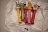 5 Assorted PEZ Dispensers