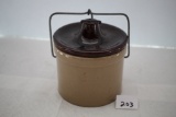 Crock with Lid & Bail, 6