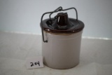 Old Tavern Cheese Crock with Lid & Bail, 5 1/2