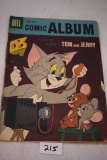 Tom and Jerry Comic Album, Dell, Writing on cover