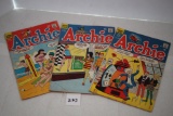 3 Archie Series Comics, #170-1967, #176-1967, #175-1967,