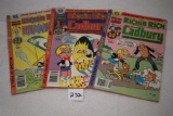 3 Richie Rich Comics, Harvey World, #9-1979, #7-1979, #32-1979