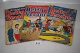 3 Archie's Girls Betty and Veronica Comics, Archie Series