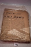 Assorted Newspapers, 1924-1925, Plastic bag stapled closed