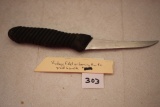 Vintage Filet/Boning Knife, Rubber Handle, 4 1/2