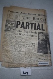 The Beloit Daily News, Headline-Partial Surrender, May 1945