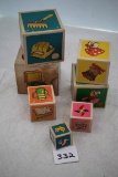 Wooden Nesting Boxes, 7, Made In Japan, 3 1/4