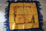 To My Dear Wife, Fringed, Dresser Scarf, 19