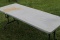 Folding Table, Plastic/Metal, 6' x 29 1/2