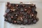 Cluch Purse, Marshall Fields, Metal & Leather, 6 1/2