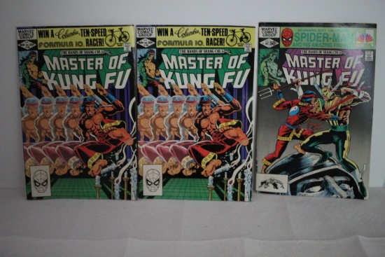 3 The Hands Of Shang-Chi Master of Kung Fu Comics, Marvel Comics, 1981, 2-#106, 107