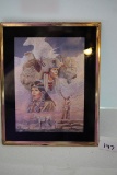 Framed Foil Picture, Indian Western Legacy, Bloom Brothers, 8