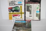 2 Model Railroading Books, 1 Model Railroader Magazine