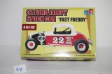 32 Ford Jalopy Stockcar Plastic Model Kit, Fast Freddy, 1:25 Scale, AMT/Ertl