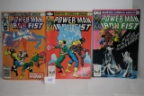 3 Power Man and Iron Fist Comics, Marvel Comics, #73-1981, #82-1982, #87-1982