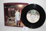 Pointer Sisters Fire 45 record & Picture Sleeve, Fire/Love Is Like A Rolling Stone, Planet Records