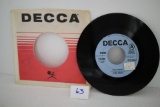 Webb Pierce, Promotion Copy, Decca Records, #732508, 7