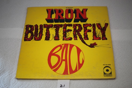 Iron Butterfly Ball Album, Atco Records, 1969, SD 33-280, Inner cover loose