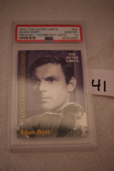 Adam West, 2002 The Outer Limits Card, #S9, Rittenhouse Archives, The Invisible Enemy