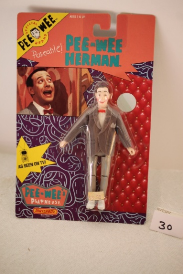 Poseable Pee-Wee Herman, Matchbox, #3560, 1988, Herman Toys, 6", NIP