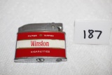 Winston Cigarettes Lighter, Made In Japan