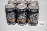 Daytona Beach 1985, Harley Davidson Beer Cans, Full, Unopened, LOCAL PICK UP ONLY