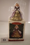 Holiday Barbie, Keepsake Ornament, 1996 Mattel Inc, 4th In Series, Hallmark Cards Inc., 3 1/2
