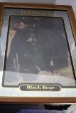 Seagrams VO Salutes Wisconsin Wildlife Mirror, Black Bear, 2nd Edition, 4th In A Series