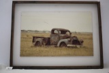Framed Truck Picture, 24