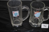 Pabst Blue Ribbon Beer & Old Style Mugs, Glass, Pabst 6