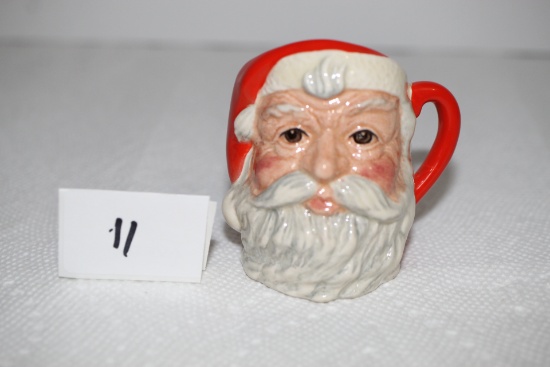 Royal Doulton "Santa Claus" Toby Mug/Jug, D6706, Made In England, 1983, 2 3/4"