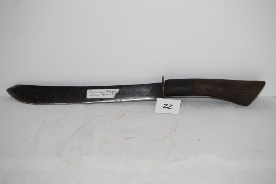 German Blade, Alcosa Solingen, Wooden Handle, 17 1/2"