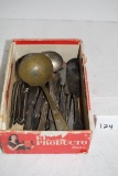 Assorted Silverplated Knives & Spoons