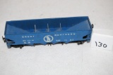 Great Northern Hopper Car, GN 71950, HO Scale, Missing coupler
