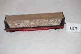 The Southern Railroad Log Car, 4365, HO Scale, 2 wheels missing