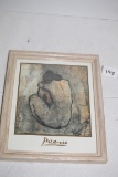 Framed Picasso Blue Nude Print, 9