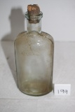 Vintage Bottle With Cork Stopper, 8