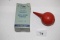 Vintage Davol Ear & Ulcer Syringe, #527, Davol Rubber Company, 4