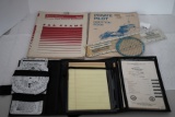 Assorted Private Pilot Items, Writing In Books