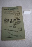 Bessemer And Lake Erie Railroad Co. Roster And Time Book, 1956