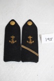 Pair Of U.S. Naval Officer's Shoulder Epilets, All Wool Background, Hilborn-Hamburger Inc.