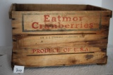 Eatmor Cranberries Wooden Crate/Box, 17