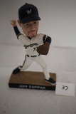 Jeff Suppan Bobblehead, Milwaukee Brewers, 2009 Collectors Edition, Red Prairie, BDA, 7