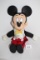 Vintage Mickey Mouse Doll, Stuffed, Rubber Face, Hard Plastic Hands-Feet, Disney, 14
