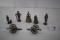 Fort Pewter, Colonial People & Cannons, Pieces 1 3/4