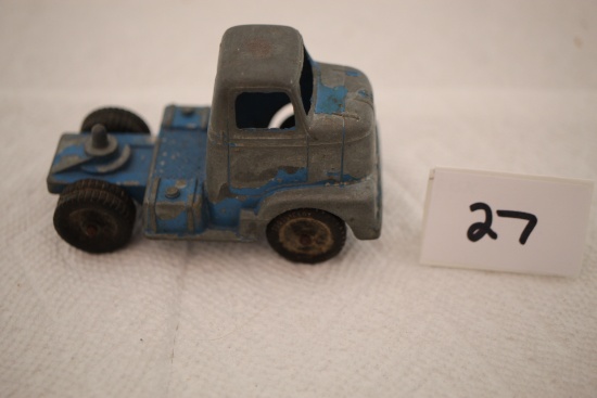 Vintage Tootsie Toy Truck Cab, Chicago #24, Metal, 3 1/2"