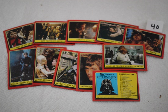 Star Wars, Return Of The Jedi Trading Cards, 1983, Lucasfilm Ltd., Topps Chewing Gum Inc.
