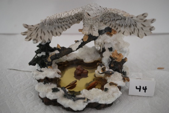 Westland Reflections Of Nature Owl Sculpture, #6003, 1998, Resin, 5"H x 8"W