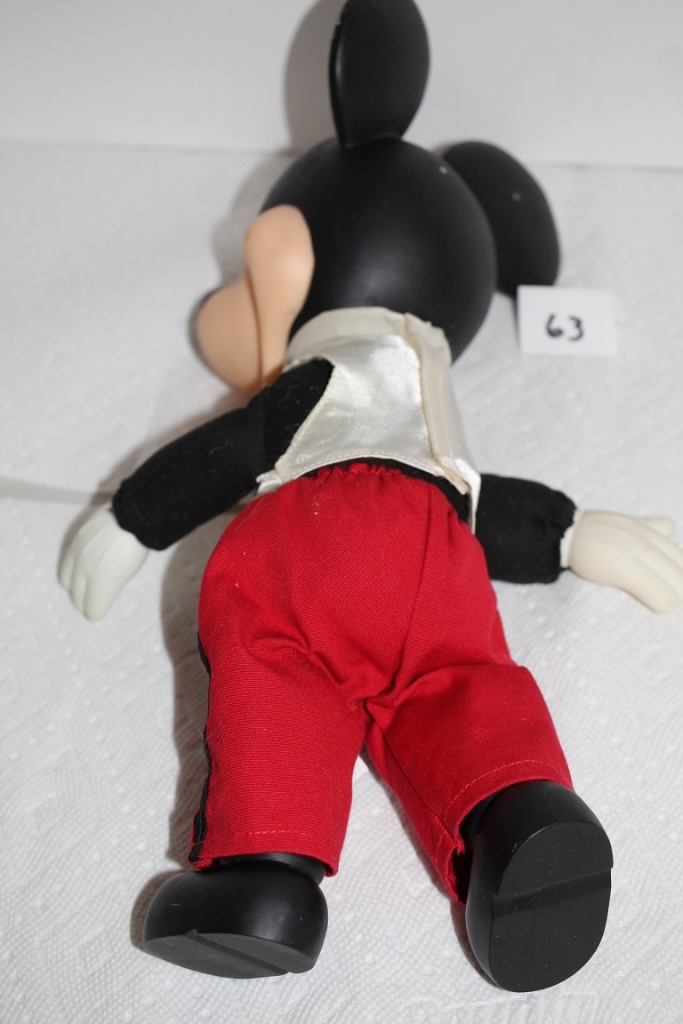 vintage rubber mickey mouse doll