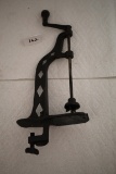 Antique Bench Clamp Tool, Cast Iron, Pat'd 1870 & 1877, 10 1/2